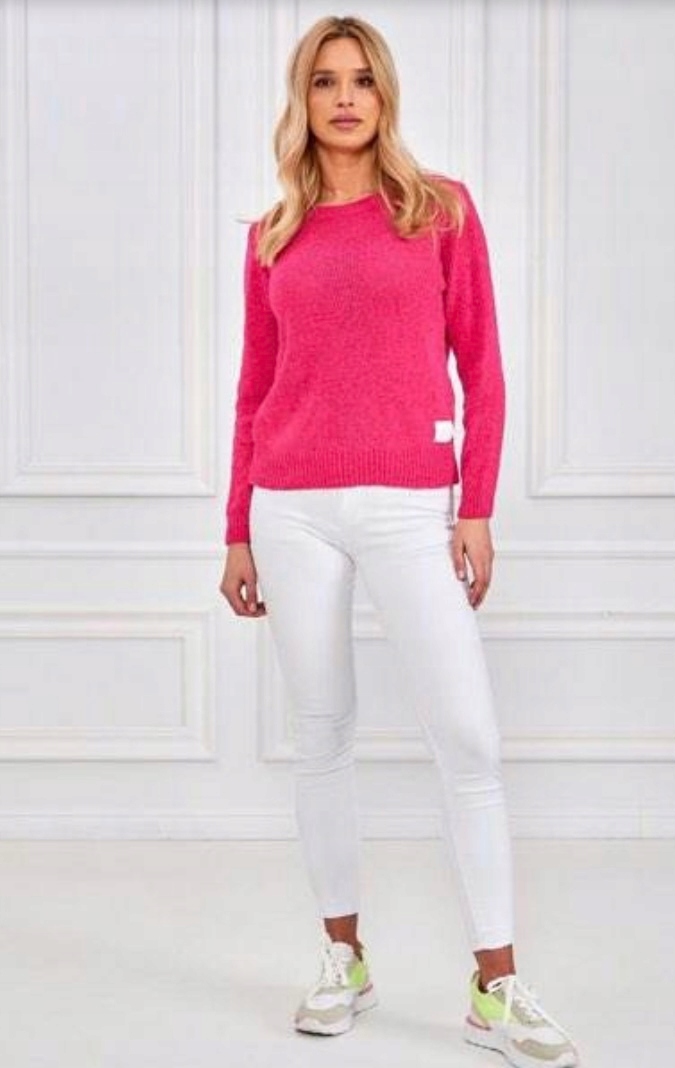 Růžový svetr Model 22409B vel Univerzální