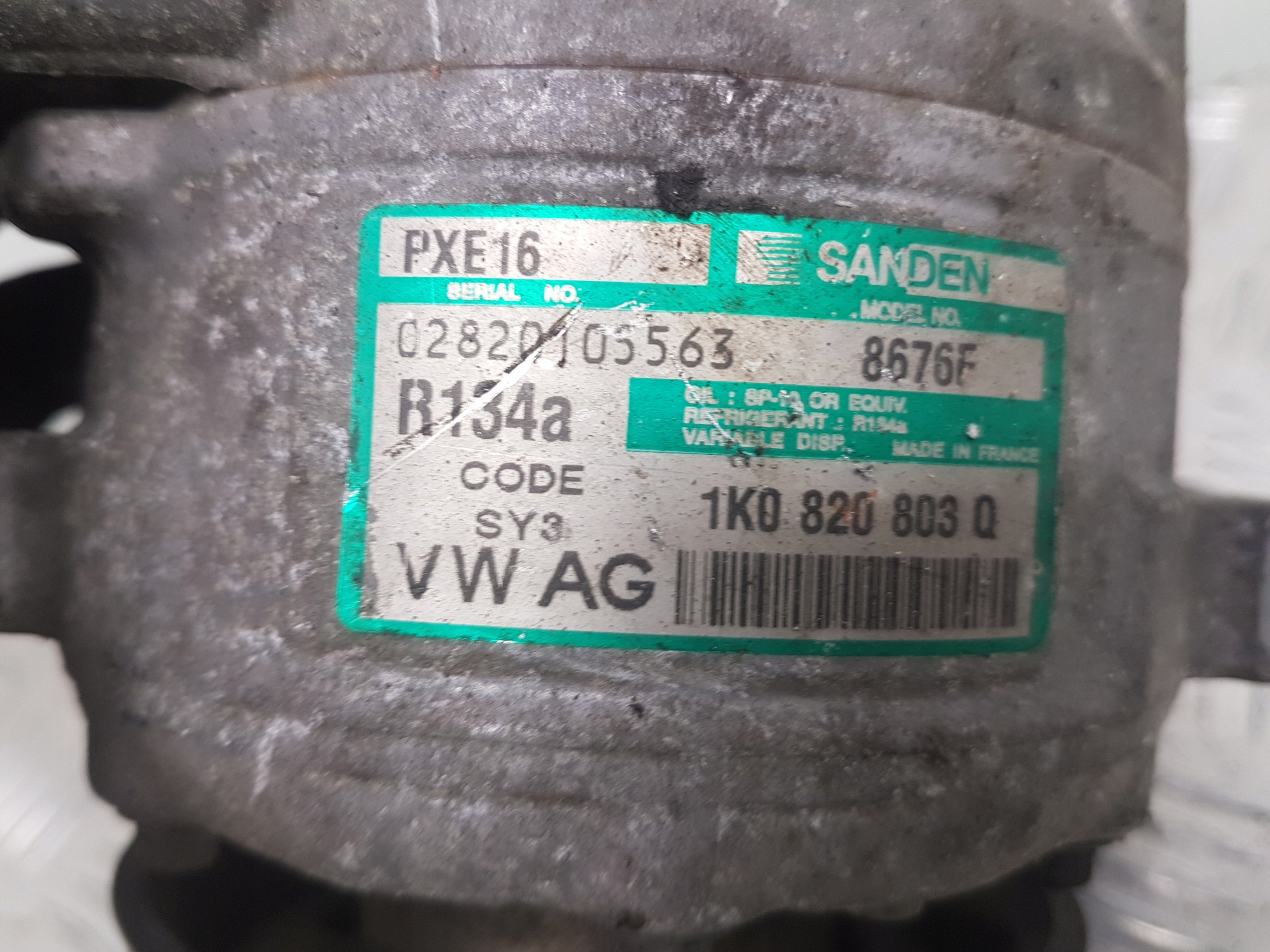 klimakompressor VOLKSWAGEN PASSAT B6 1K0820803Q