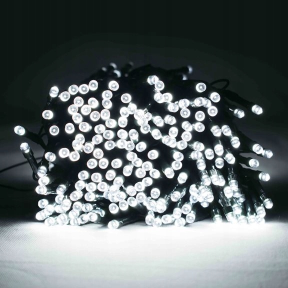 Lampki choinkowe 300 LED + wtyczka + pilot Zasilanie sieciowe