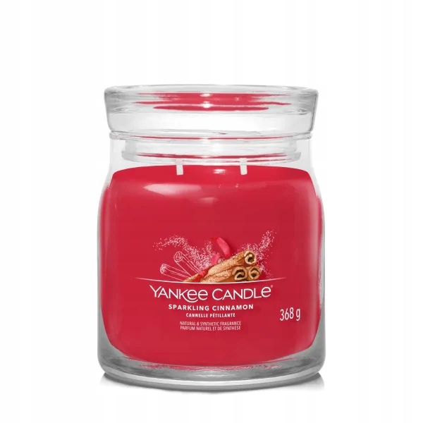 Vonná svíčka sójová Sparkling Cinnamon Yankee Candle 1 ks