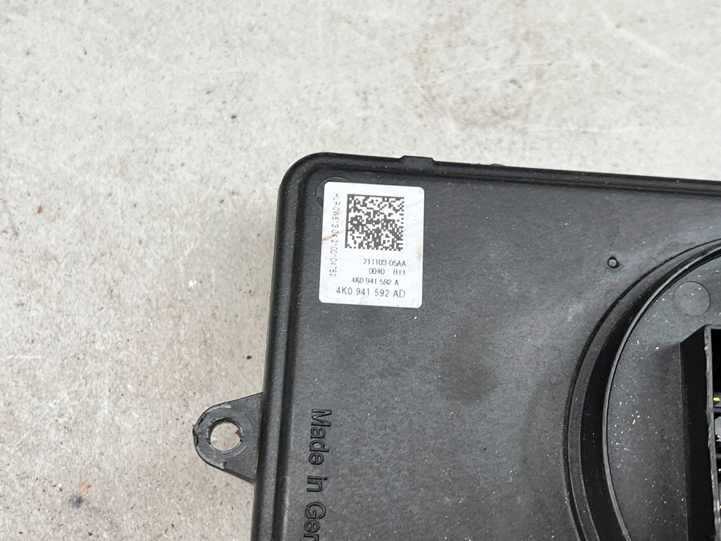control unit LED REFLEKTORA AUDI A5 4K0941592AD @M