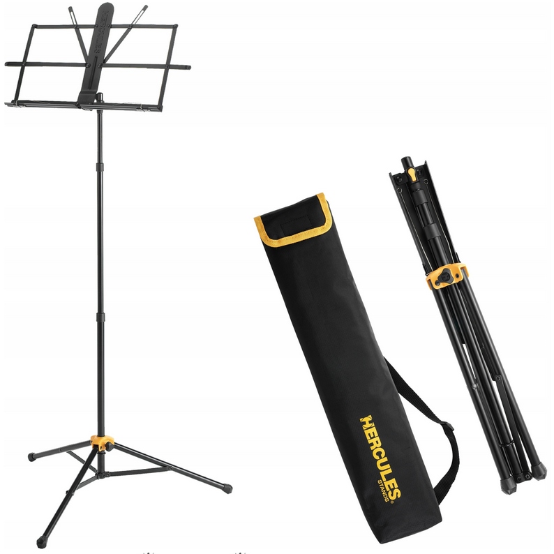 Stojan na noty skládací s pouzdrem Ez Grip Hercules BS118BB
