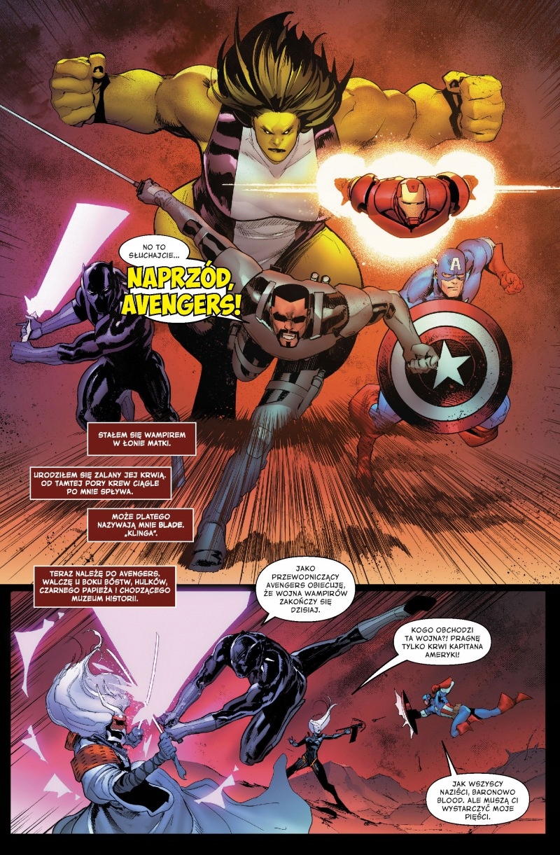 Avengers WOJNA WAMPIRÓW Tom 3 Marvel Fresh NOWY folia Tytuł Avengers Wojna wampirów