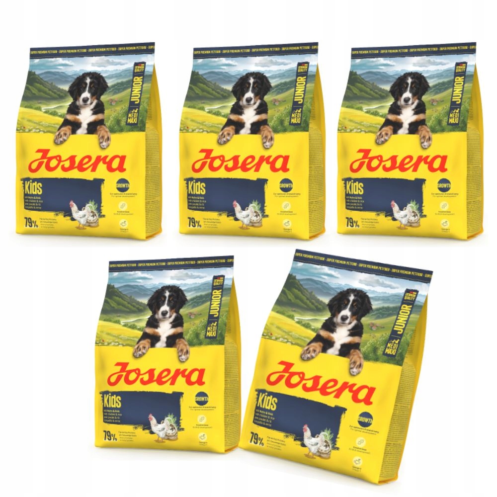 Josera Junior Kids Krmivo pro štěňata velkých plemen Optimální vývoj 5x900g
