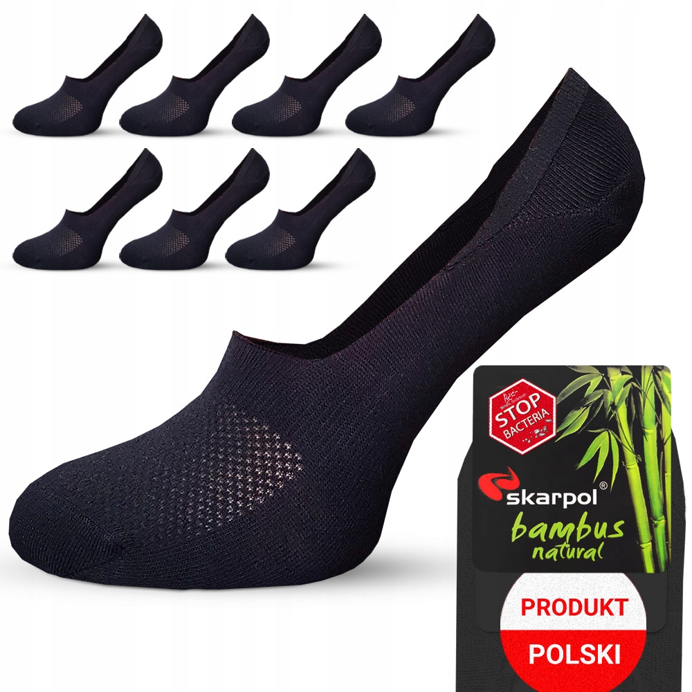 

Skarpety męskie stopki Bambusowe mikro *42-44