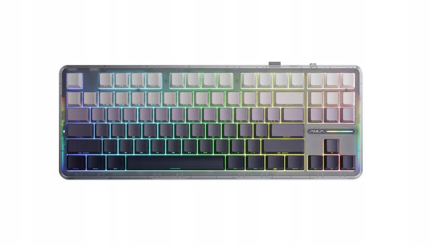 Klávesnica F87 Gradient Grey SpaceCrystal Aula