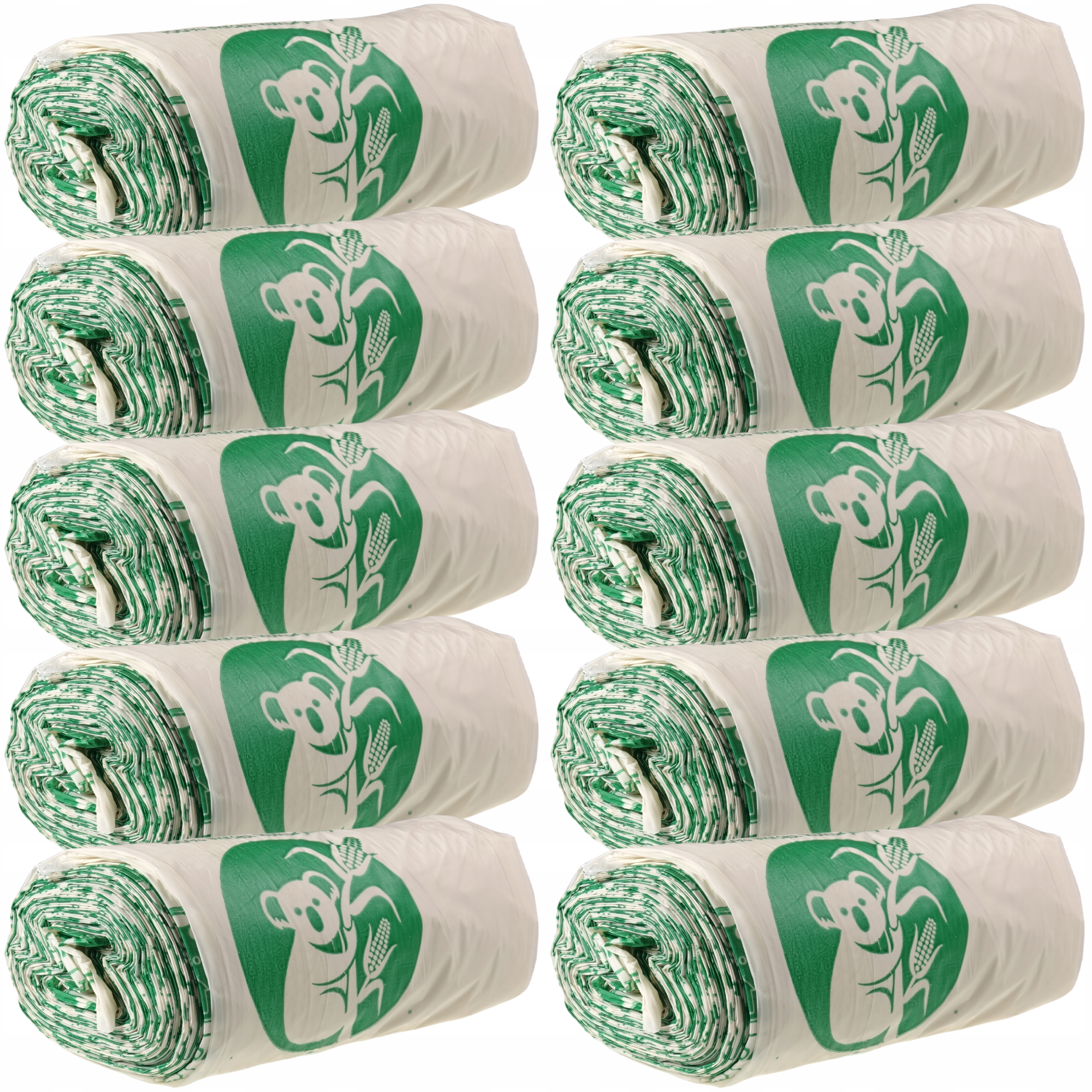 Levně Kompostovatelné, Biologicky Rozložitelné eko pytle na odpadky 7 l