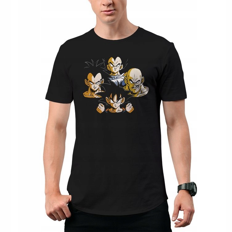 

Koszulka T-Shirt Saiyan Rhapsody Czarna Dbz S