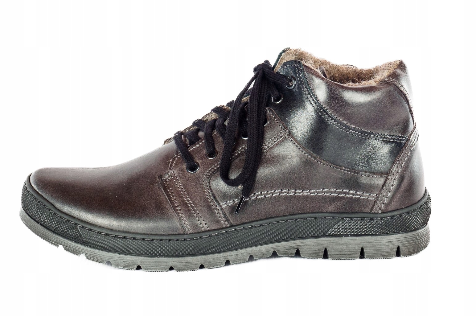 

Joker Buty Zimowe Skórzane Ocieplone 692 Popiel 44