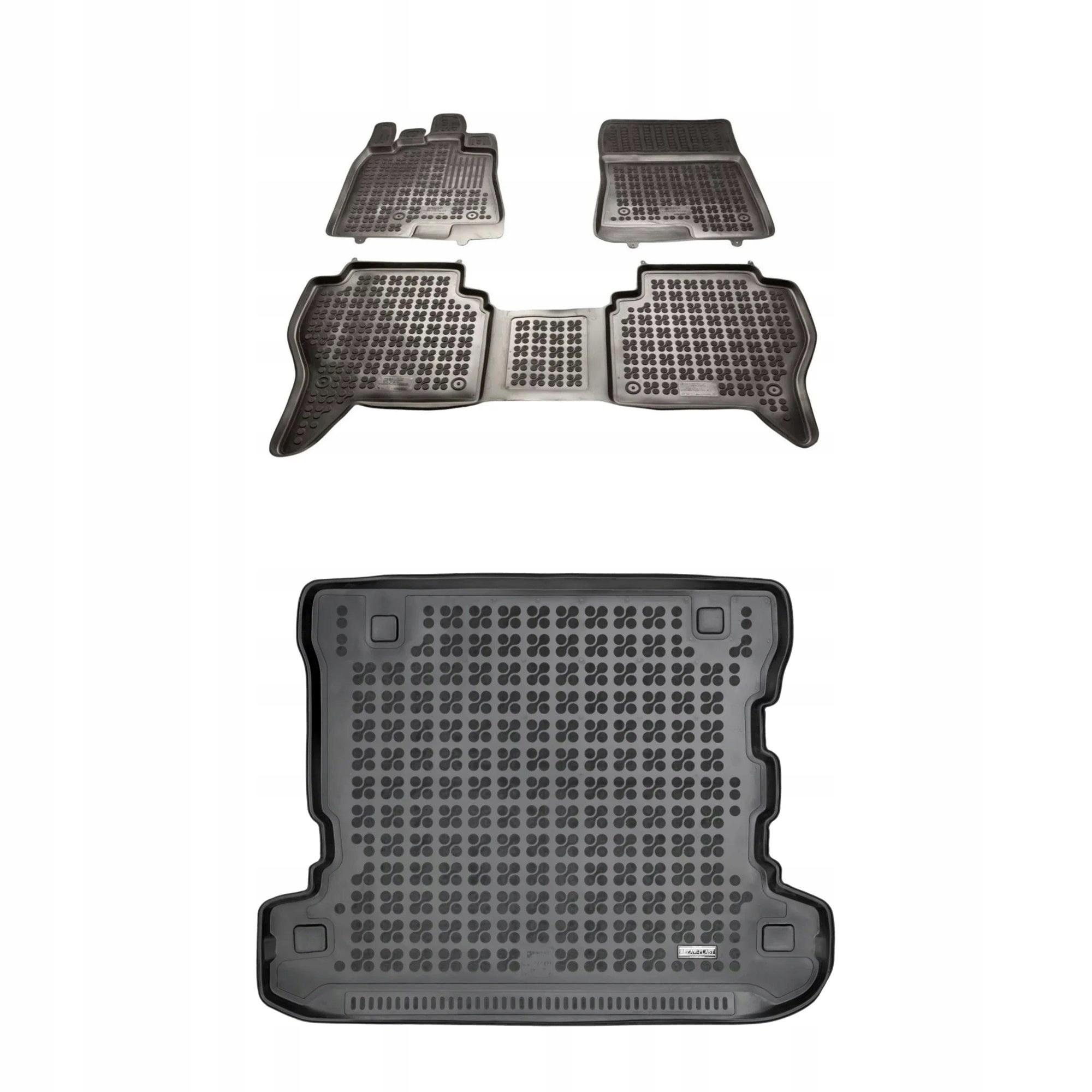 Gumová sada kobercov a rohoží Mitsubishi Pajero IV 2006-2017
