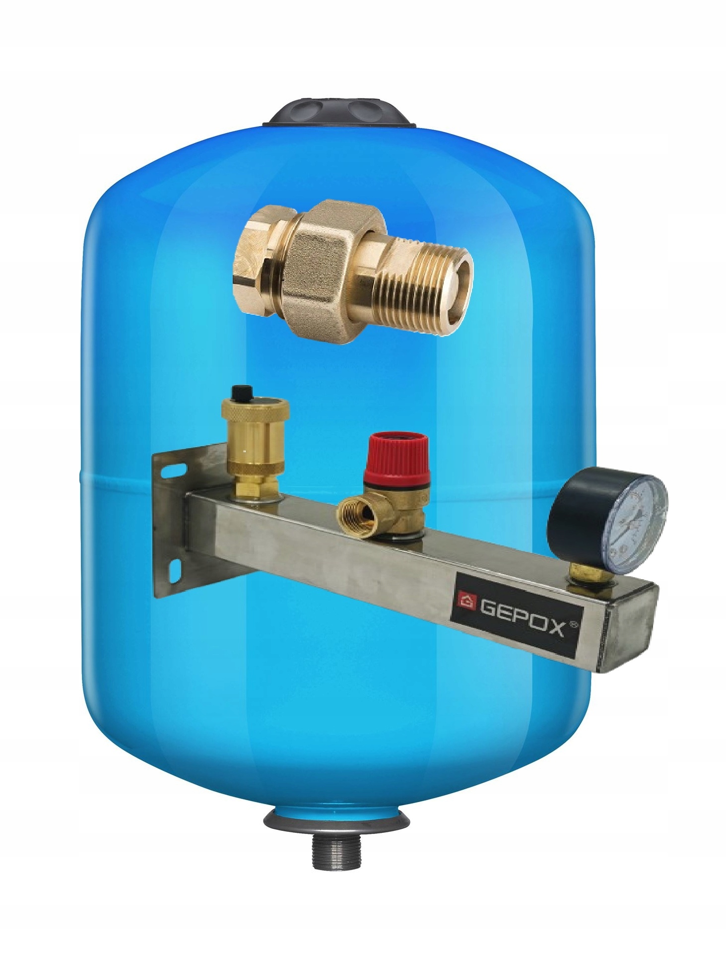 Naczynie Przeponowe Cwu 12L Grupa Bezpieczeństwa Nierdzewna Szybkozłącze