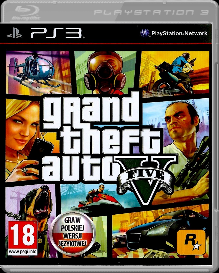 GTA V GRAND THEFT AUTO Po Polsku PL PS3 Tematyka gry akcji
