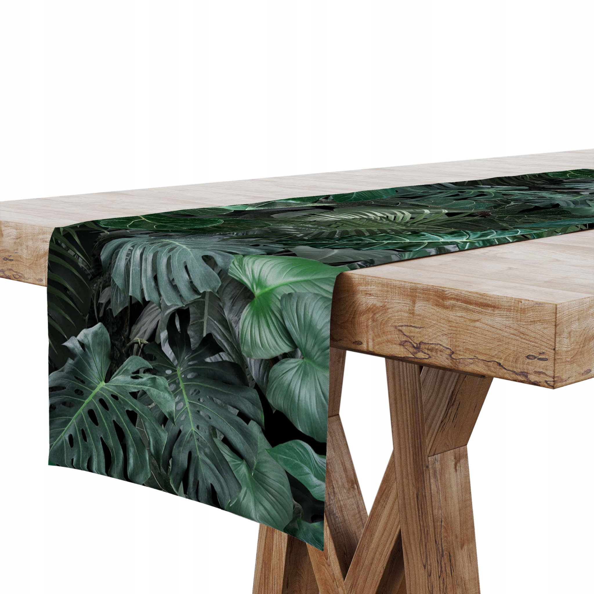 

Bieżnik na Stół 40x240 Liście Monstera 8260