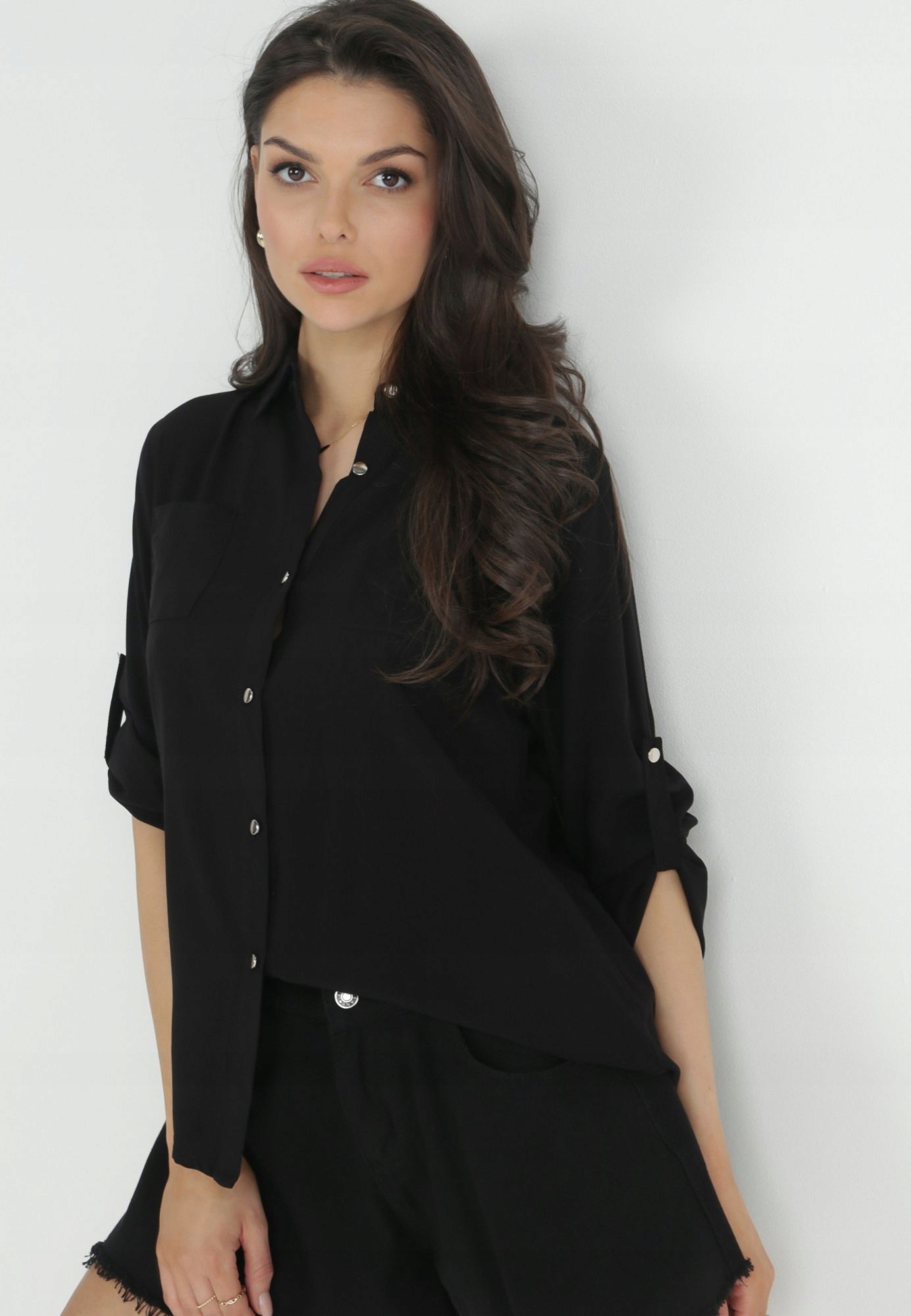 Born2Be Czarna Koszula damska Rozmiar 4XL