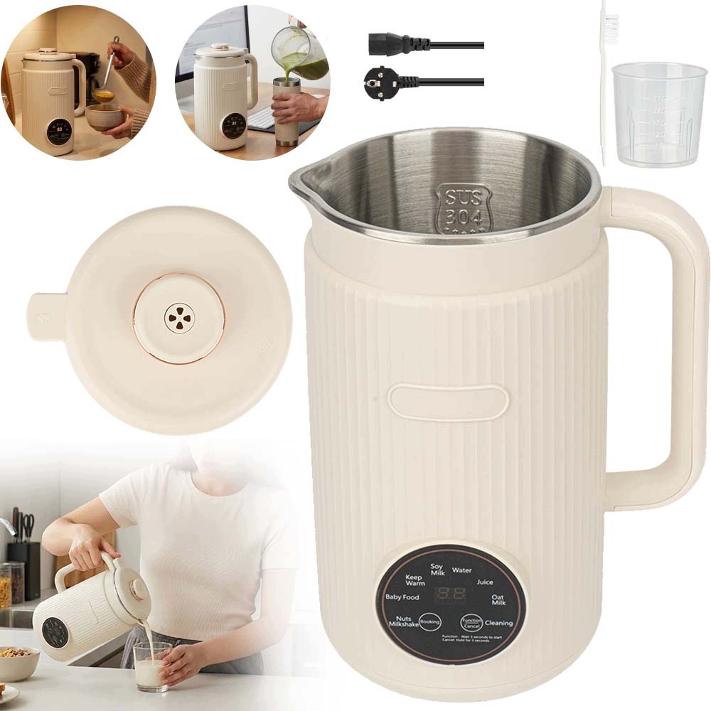 Stroj Na Rostlinné Mléko 1,2 L 800 W 1-12 H, Vysokootáčkový Mixér
