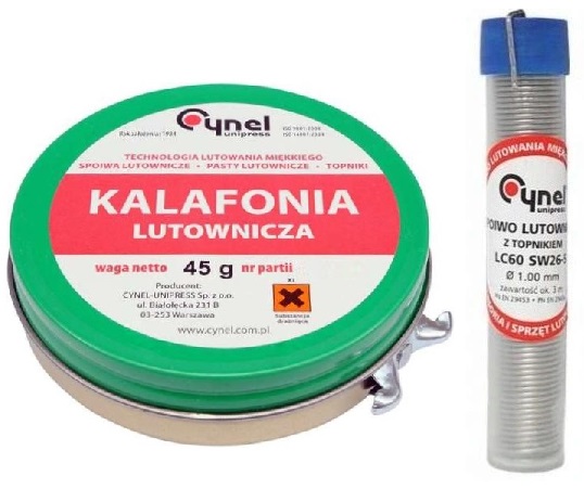 

Kalafonia Aktywna Do Lutowania Cyna Fiolka