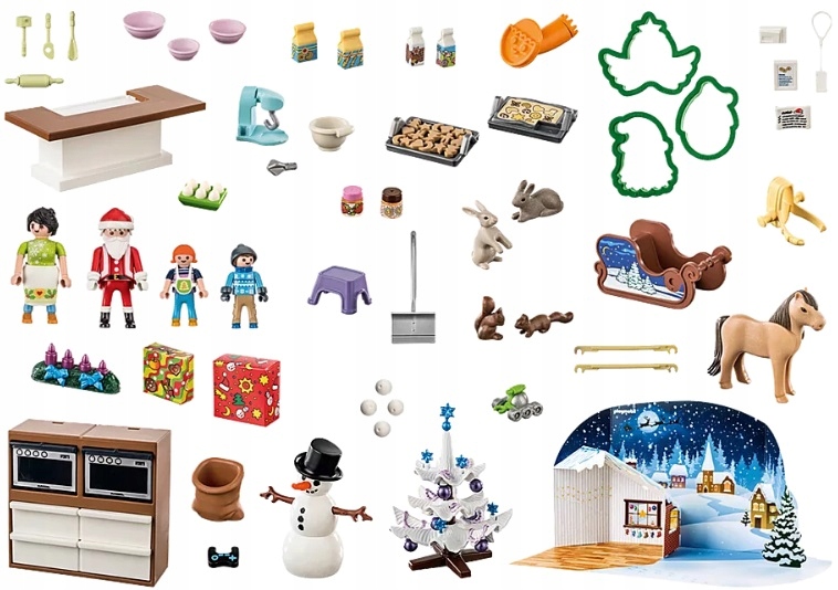 Адвент-календарь Playmobil City Life 71088 Праздничная выпечка, 92 детали, от 4 лет — фото 2