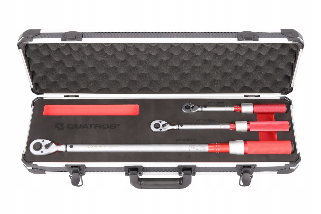 Sada 3 momentových kľúčov 5-330Nm v kufríku Quatros QS59000