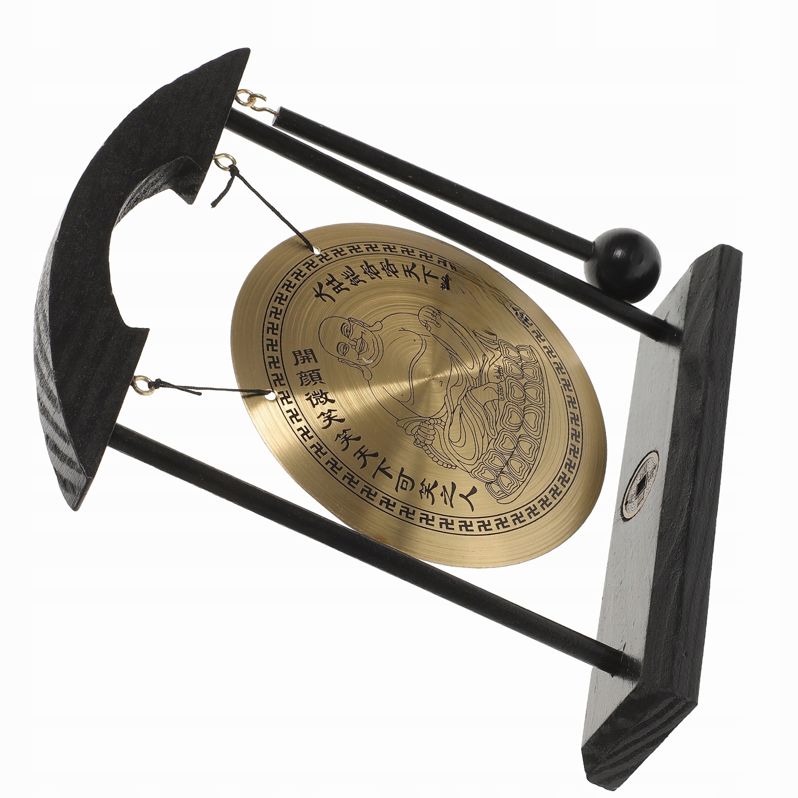 DEKORACYJNA OZDOBA STOŁU DOMOWY GONG W RETRO