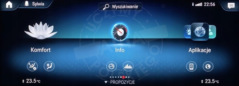 MERCEDES COMAND NTG AKTYWACJA DASH CAM Zakres mapy Europa