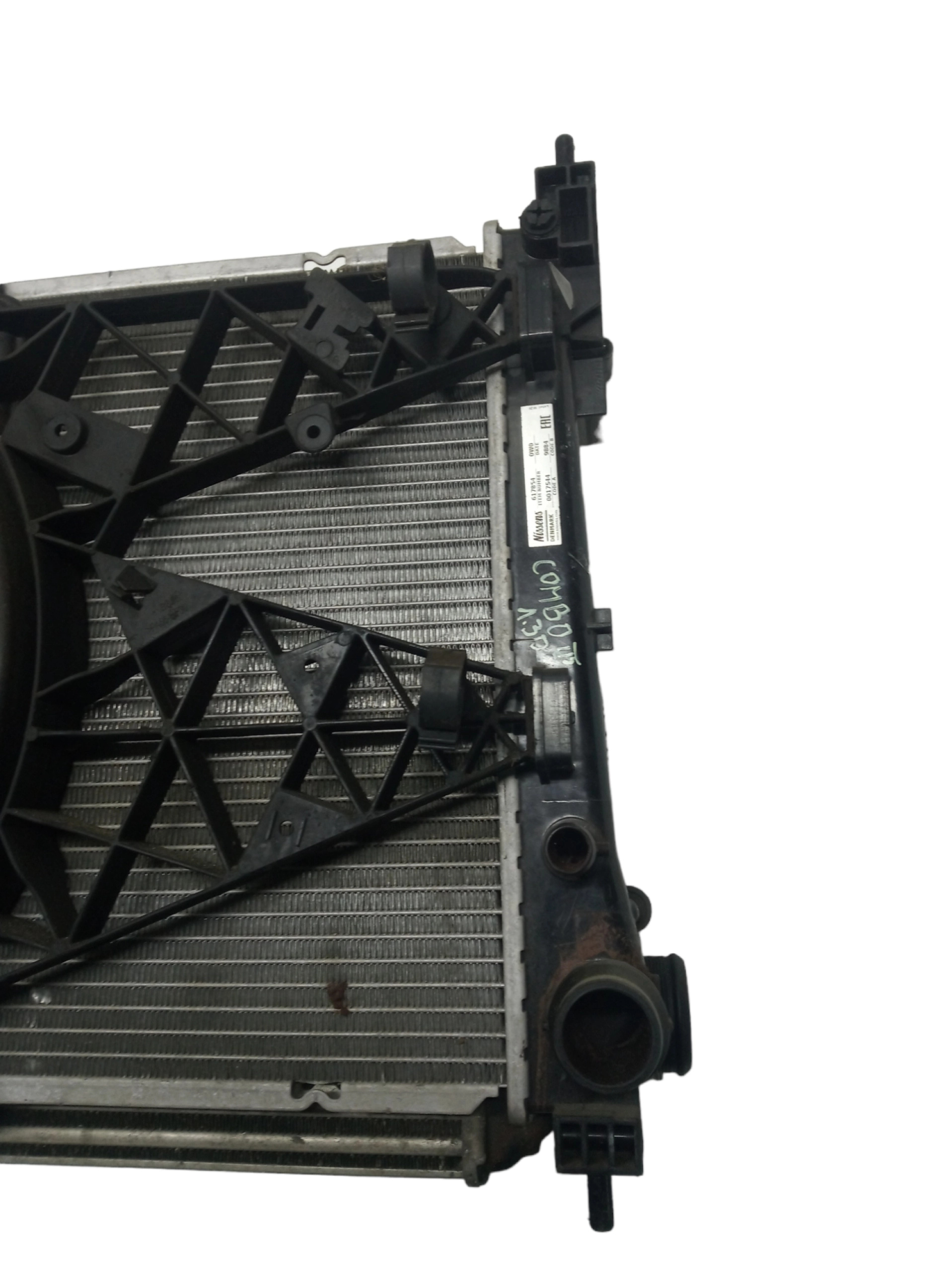 chladič vody ventilátor OPEL COMBO III 1.3 CDTI