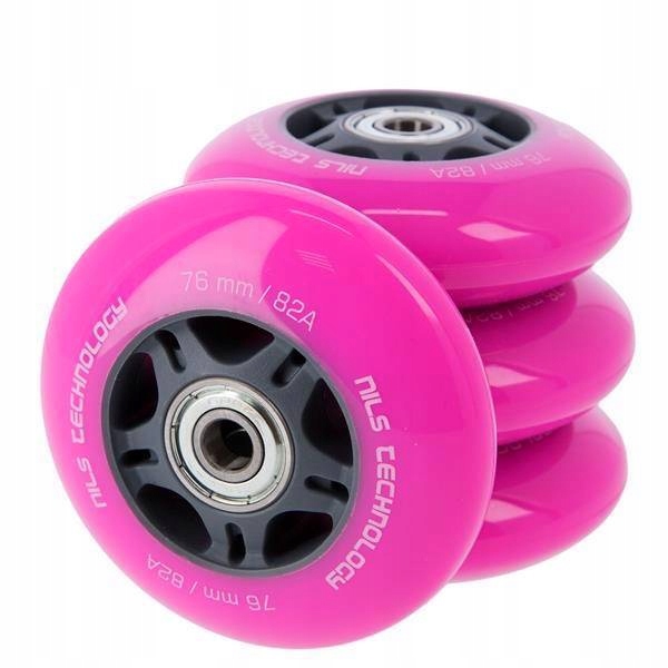 

Komplet 4x Kółka 76 mm Łożyska ABEC-7 Do Rolek