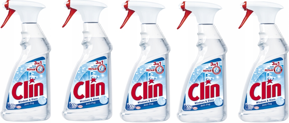 

Clin Antypara Anti-Fog Płyn Mycia Szyb Okien x 5