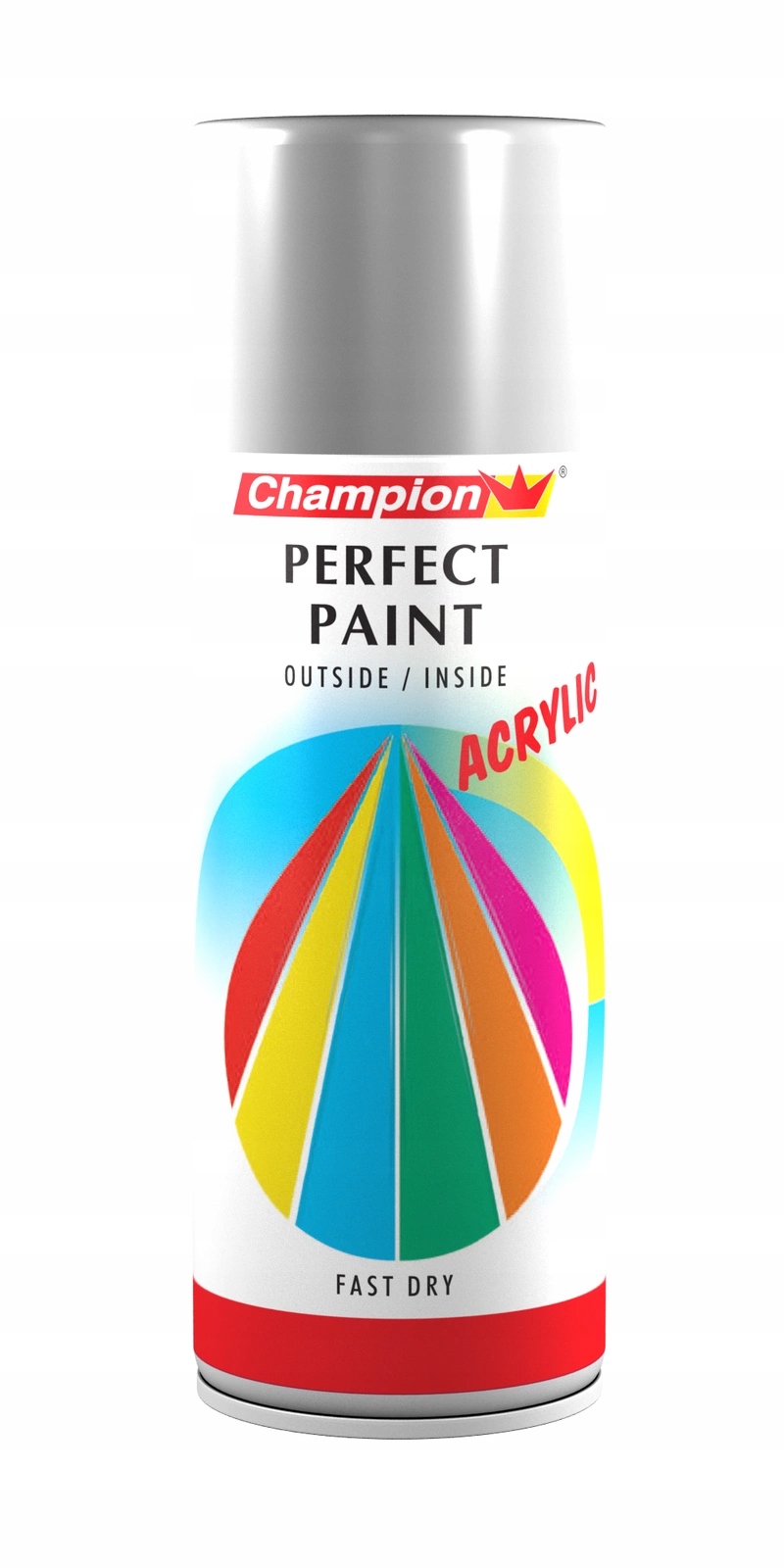 Farba Akrylowa spray Champion Perfect Paint 400ml biały połysk Ral 9010