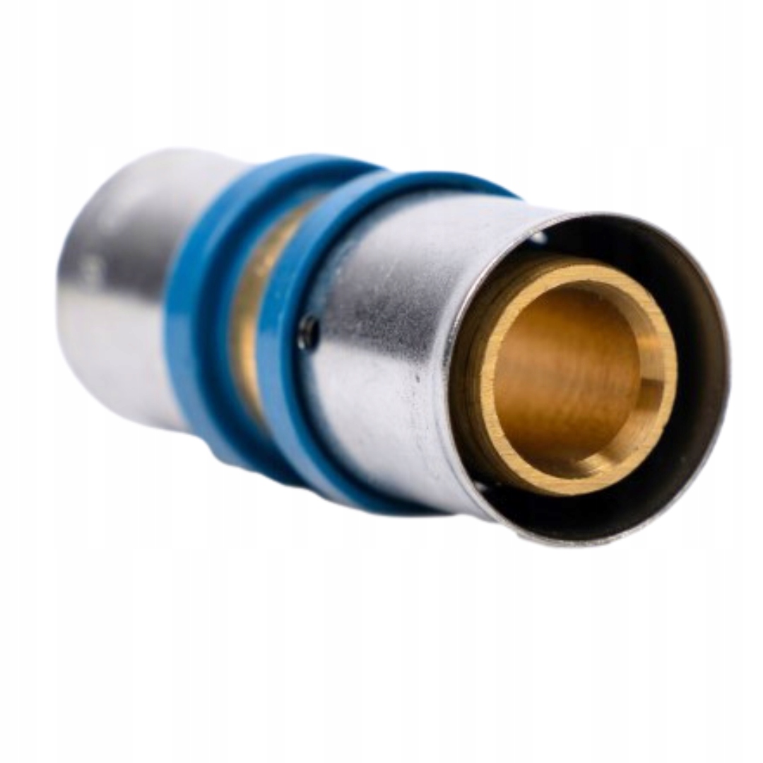 Mufa Złączka PEX 20x20mm Mufka Równoprzelotowa Zaprasowywana Alupex TYP U Marka Emix