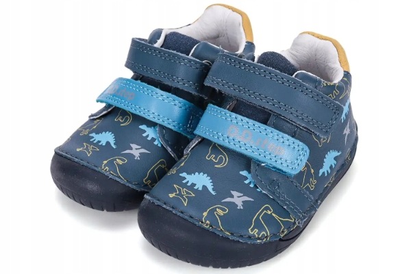 Półbuty skórzane barefoot D.D. Step S070-62594B Royal Blue 24