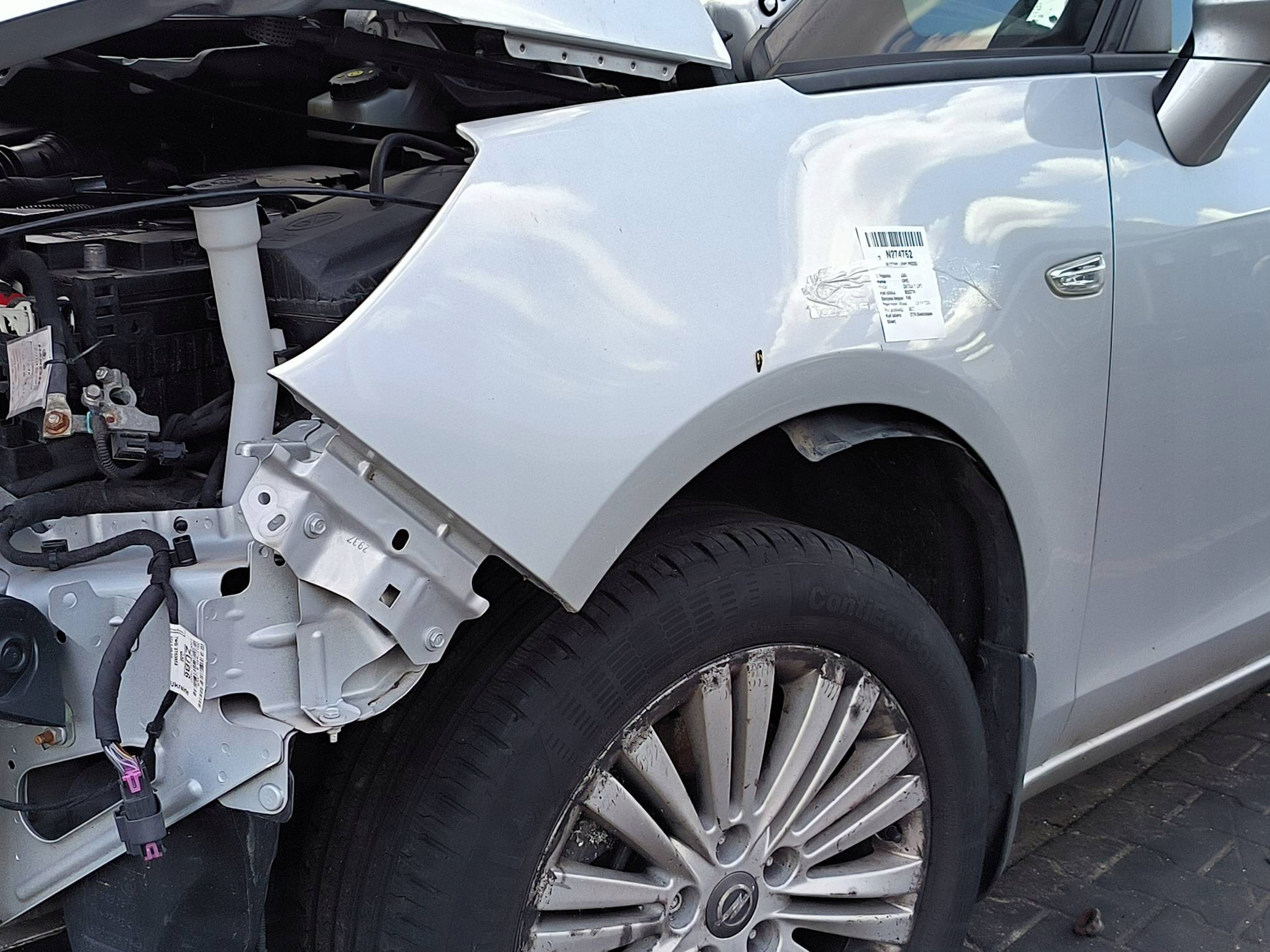 fender left front Z176 OPEL ZAFIRA C LIFT