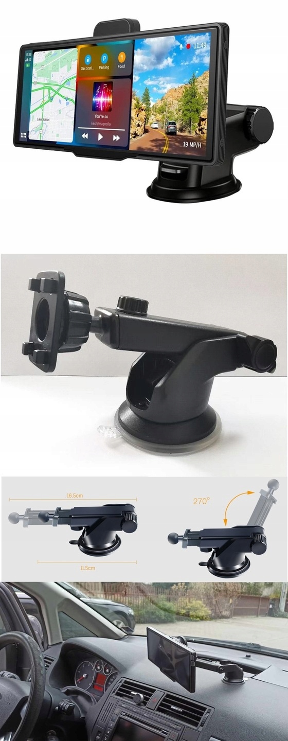 Radio Ekran Stacja CarPlay Rejestrator Monitor Nawigacja GPS Kamera Android EAN (GTIN) 5906438596496