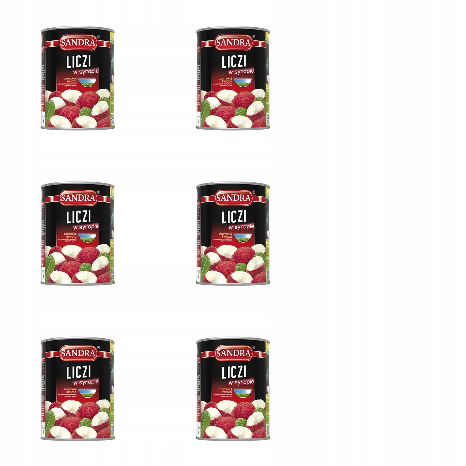 Levně 6 x 565 g Liči V sirupu 565 g sandra