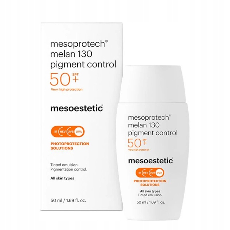Mesoestetic Melan 130+ Fluid Koloryzujący Spf 50+ 50ml Nowa Wersja