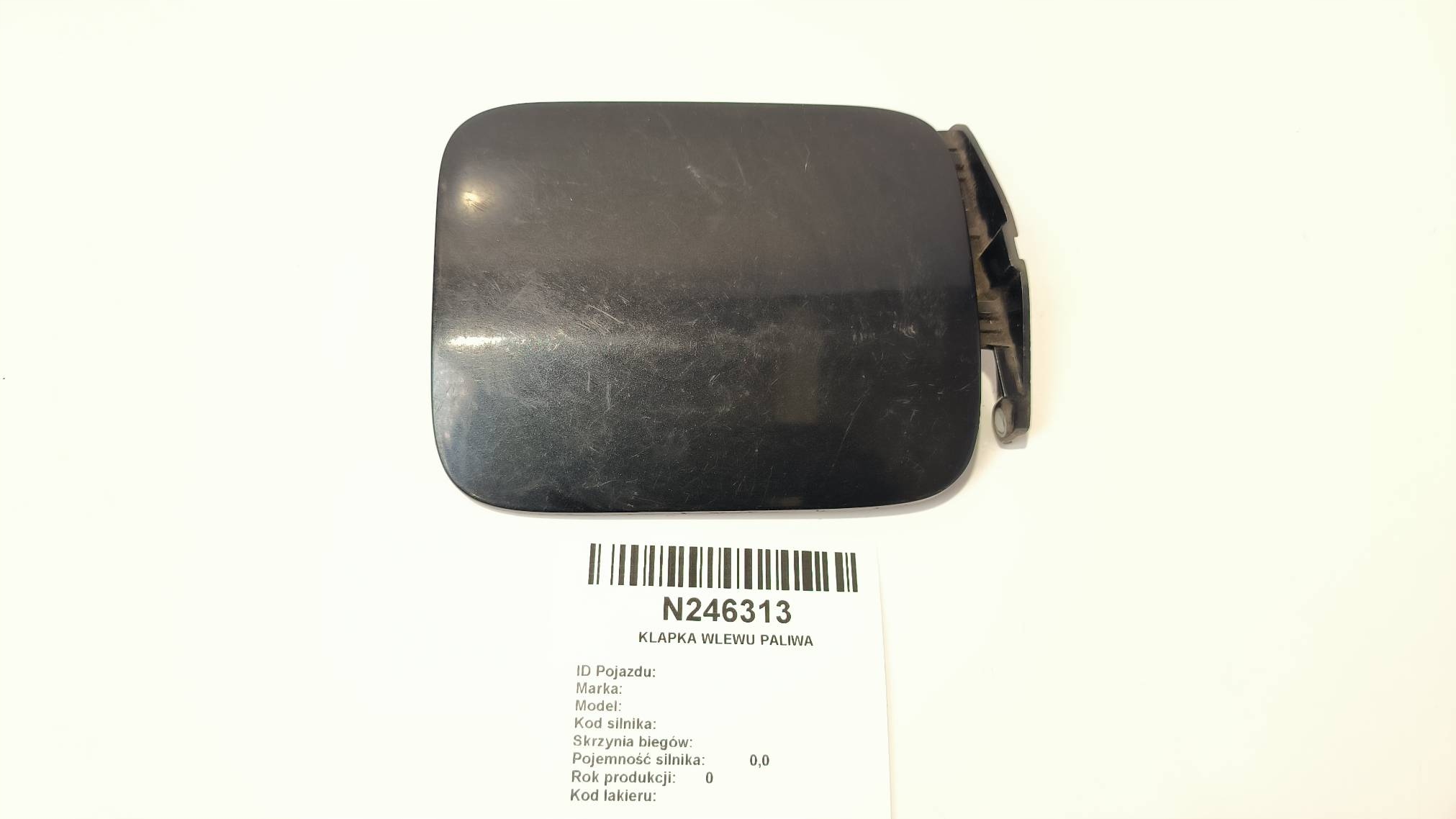 Tankklappe des Kraftstoffsbehälters schwarze 1H0010092L AUDI A8 D2
