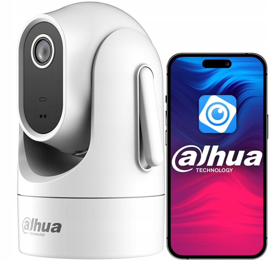 Kamera WiFi Dahua Niania Wewnętrzna 4MPx 2K+ H4C Hero Obrotowa 360° Audio