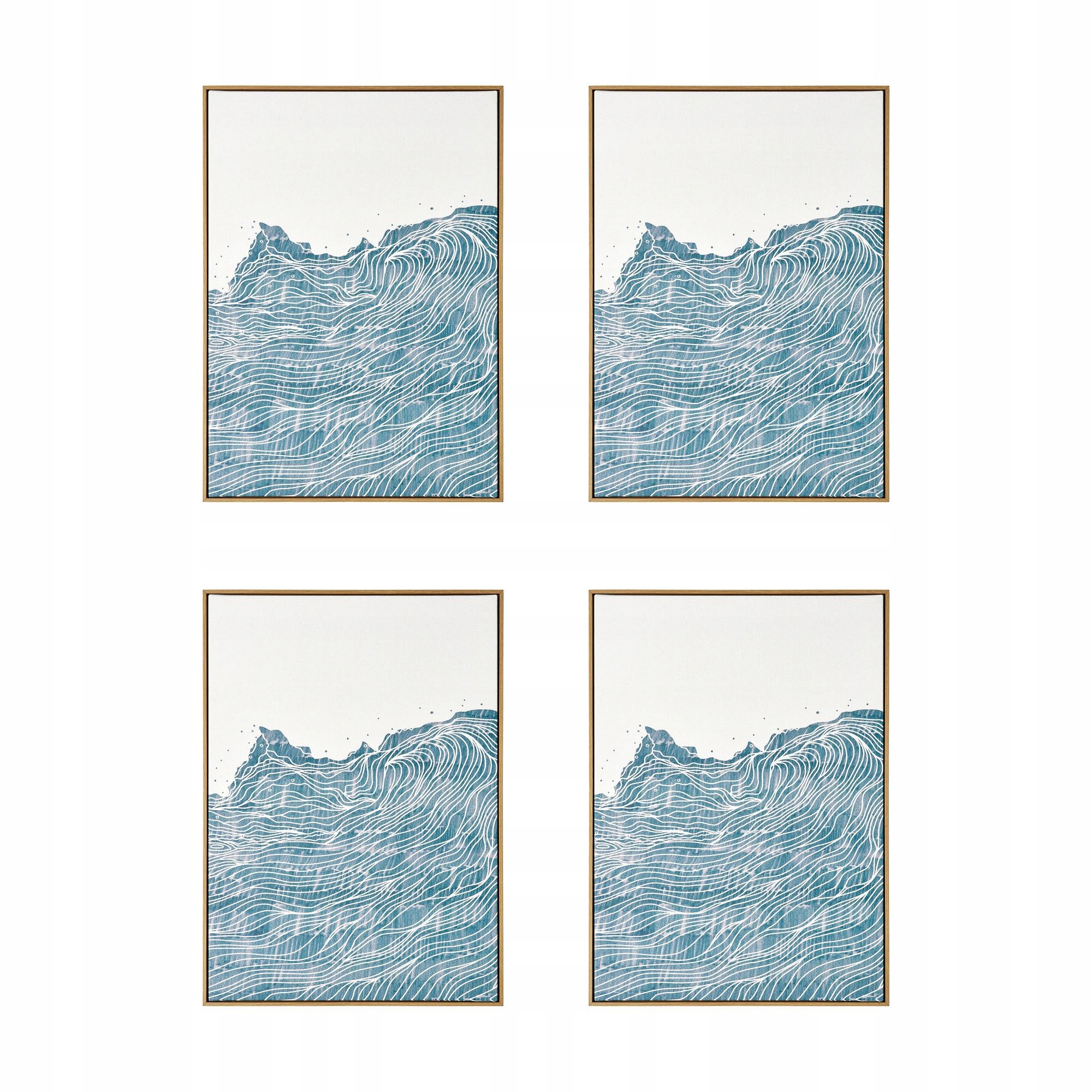 4 szt. Blodflader Obraz Nazaré 50x70 cm