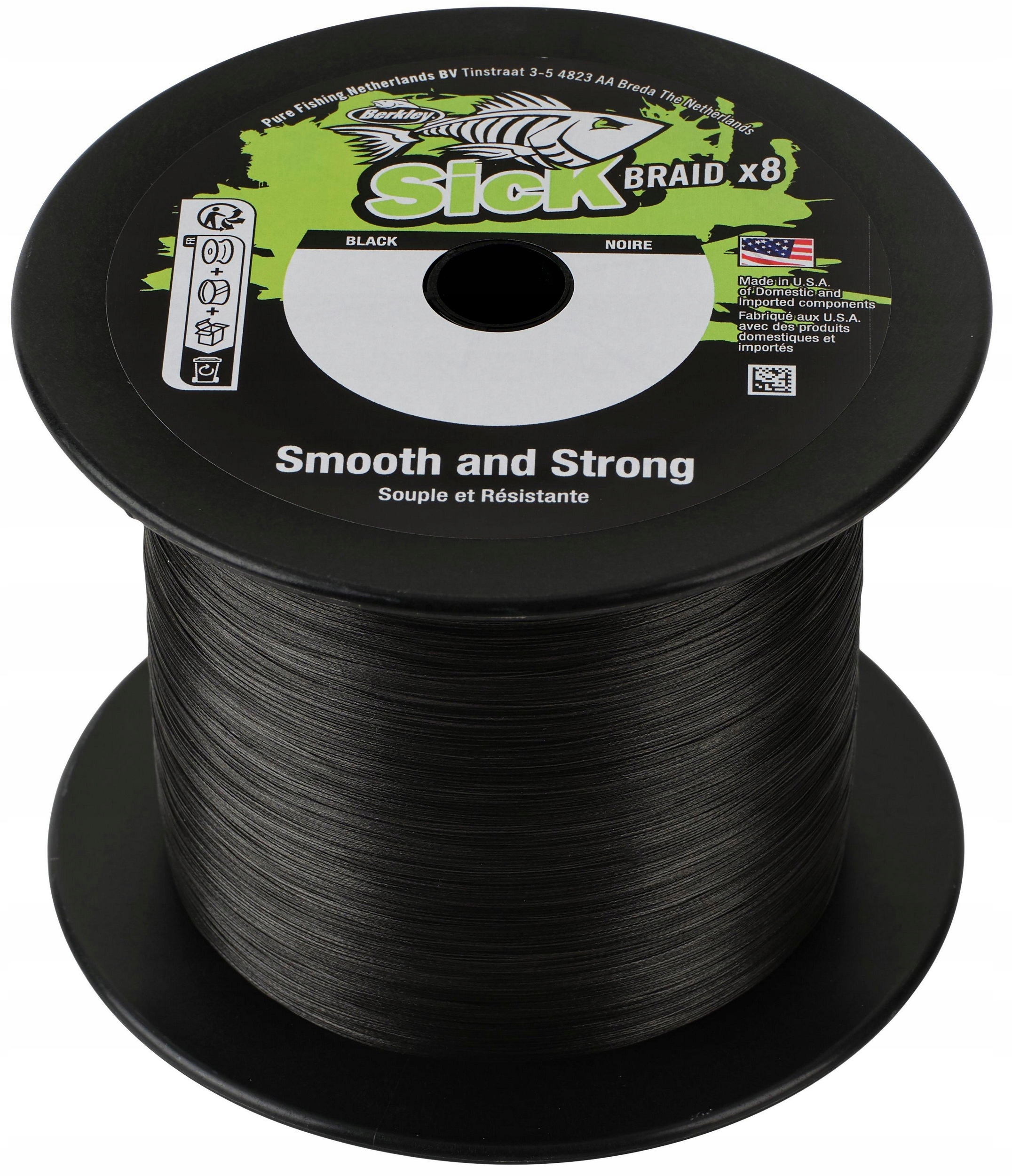 Plecionka Berkley Sick 8X Black 0,10mm 2000m 1596706