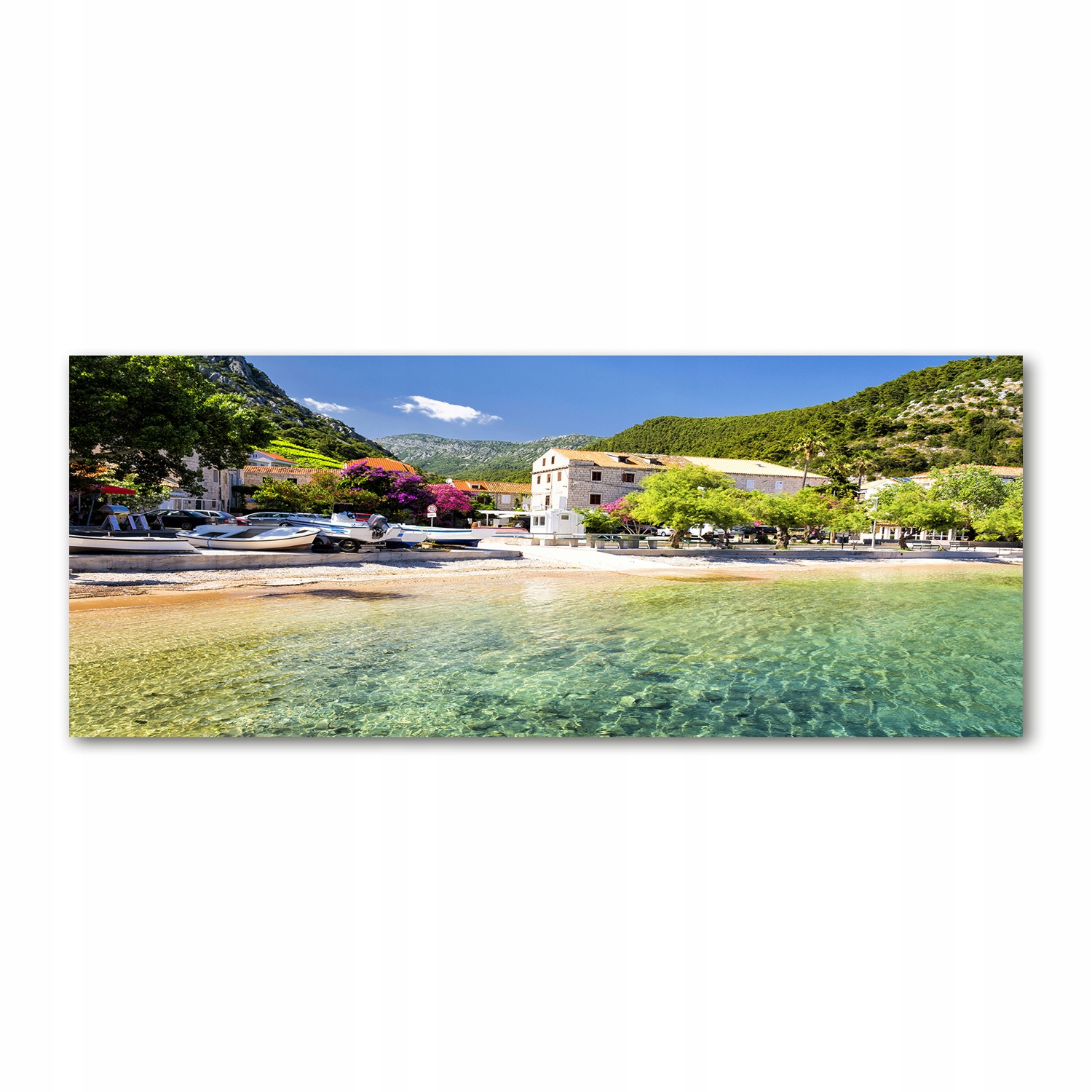 

Foto obraz szkło akryl Dalmacja Chorwacja 125x50cm