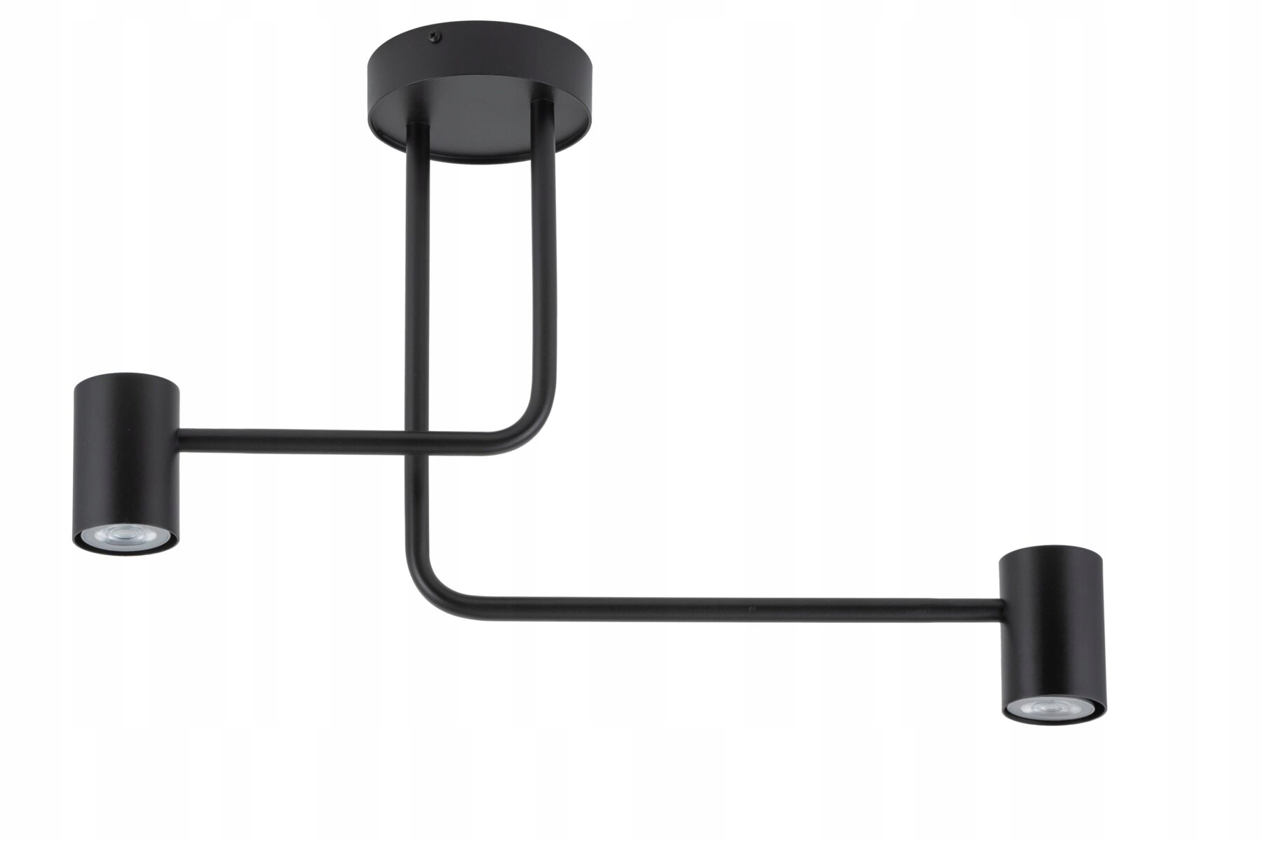 Stropní svítidlo moderní minimalistická industriální černá 2 body Sigma