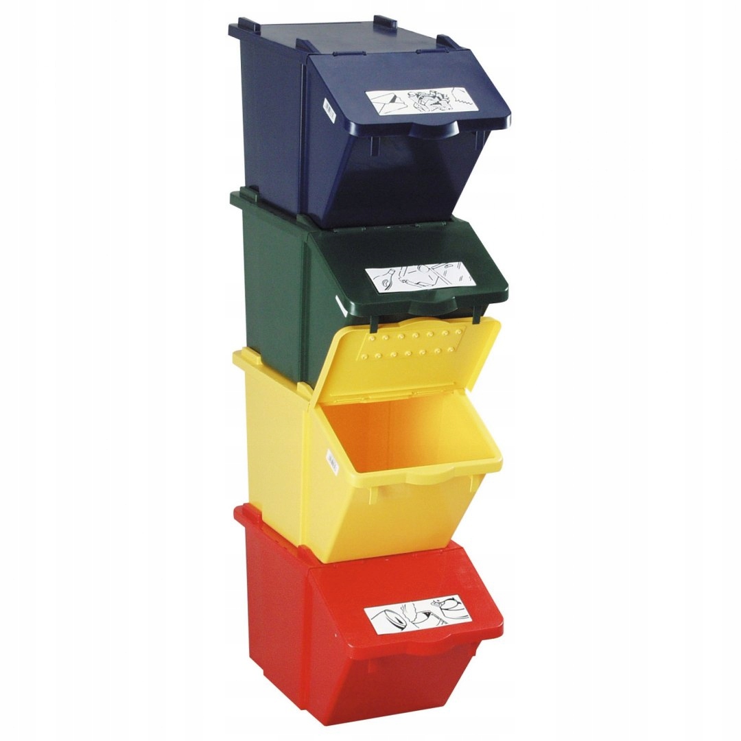 KOSZ POJEMNIK do sortowania ODPADÓW piętrowy 45L Kod producenta FILMOP 3667F