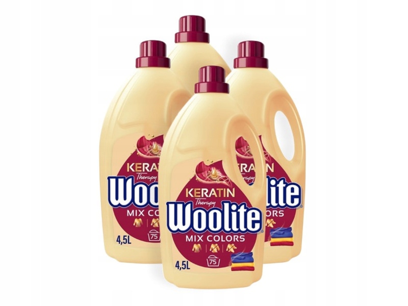 Płyn do prania Woolite Keratin Therapy 4 x 4500 ml