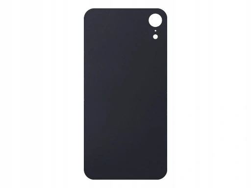 CZARNA KLAPKA TYŁ APPLE IPHONE XR BIG HOLE (CE, KOSZ) - Z 1 ELEMENTU Kolor czarny