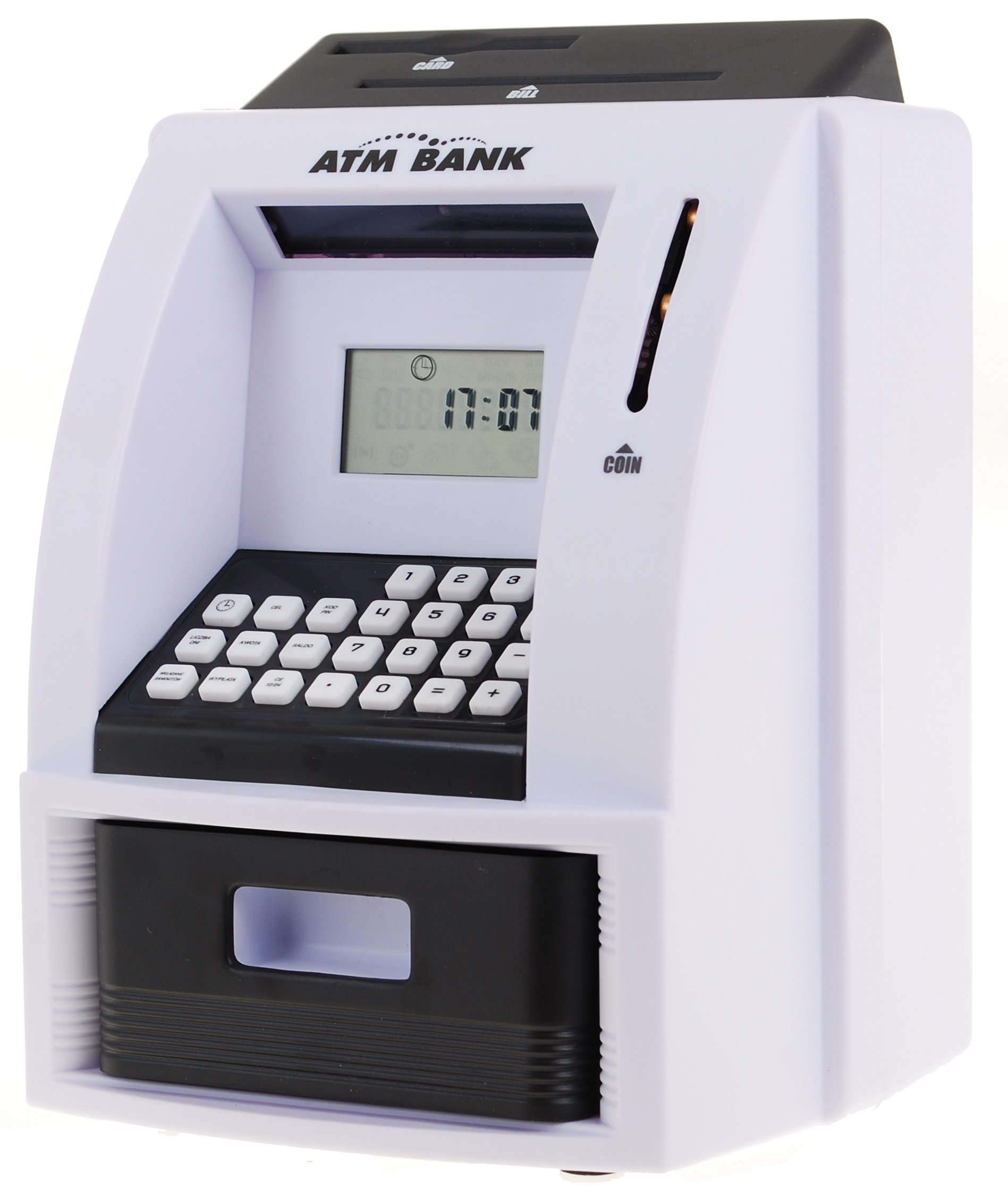 

Sejf bankomat Skarbonka dla dzieci karta Pin