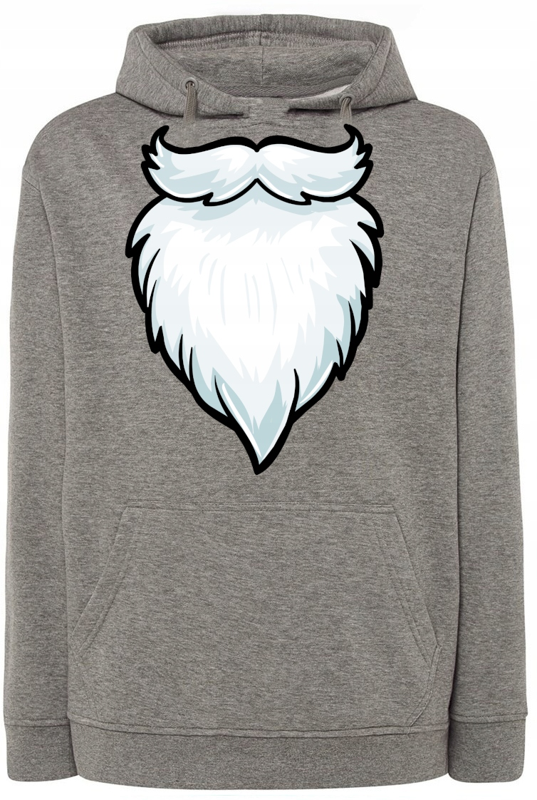 Pánská mikina s potiskem Mikulášovy vousy vel. 3XL