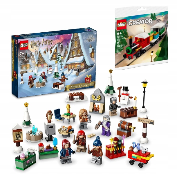 LEGO HARRY POTTER KALENDARZ ADWENTOWY 2023 PREZENT ŚWIĄTECZNY ZESTAW 76418