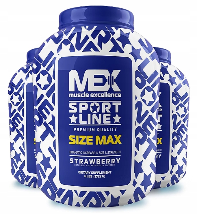 Velikost Max 2722g Mex Nutrition Gainer Vanilka