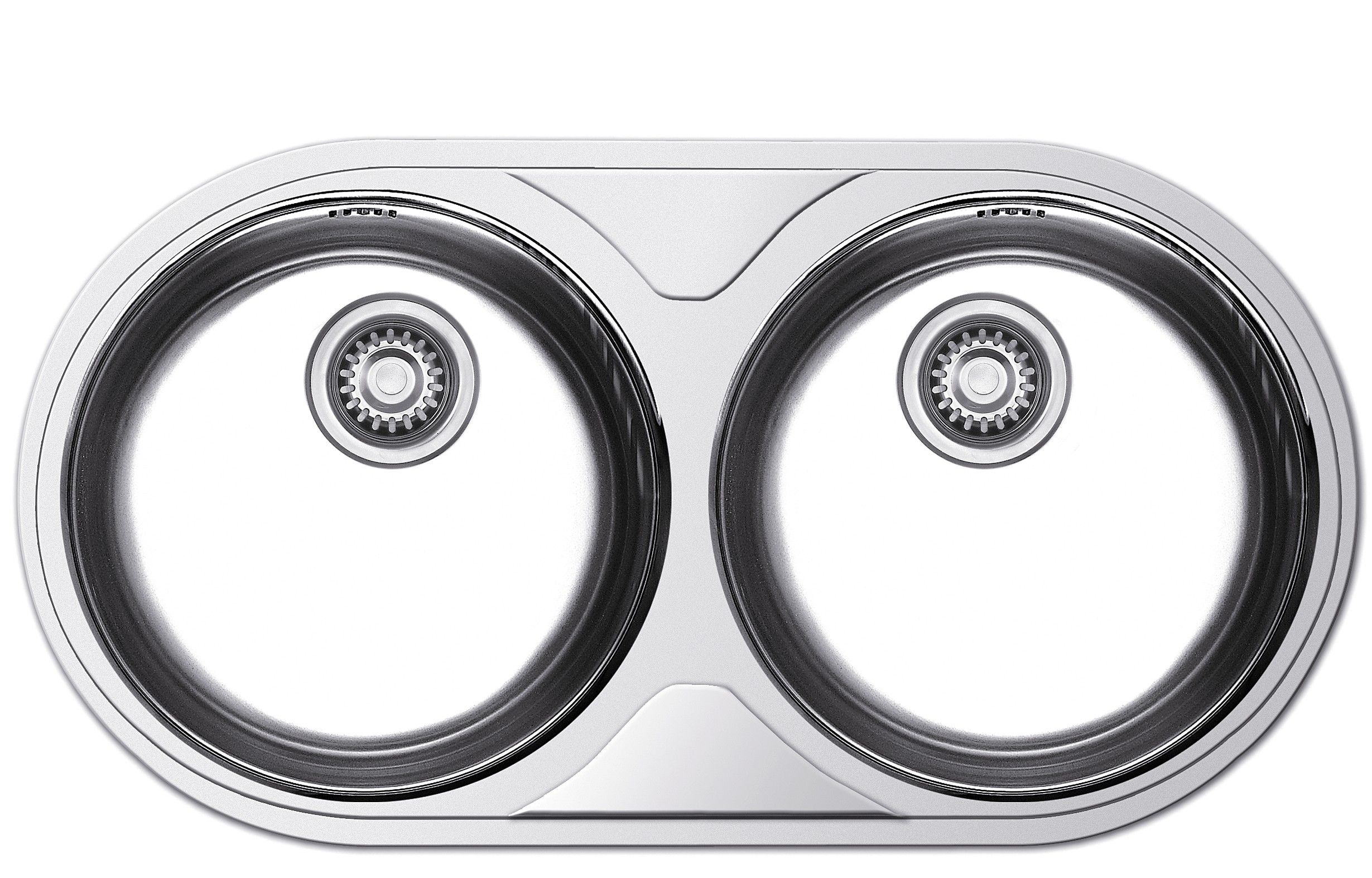 Zlew zlewozmywak nakładany 31316 dwukomorowy szafka 80cm