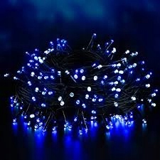 

Lampki 500 Led Zewnętrzne Niebieskie+iskra Flash