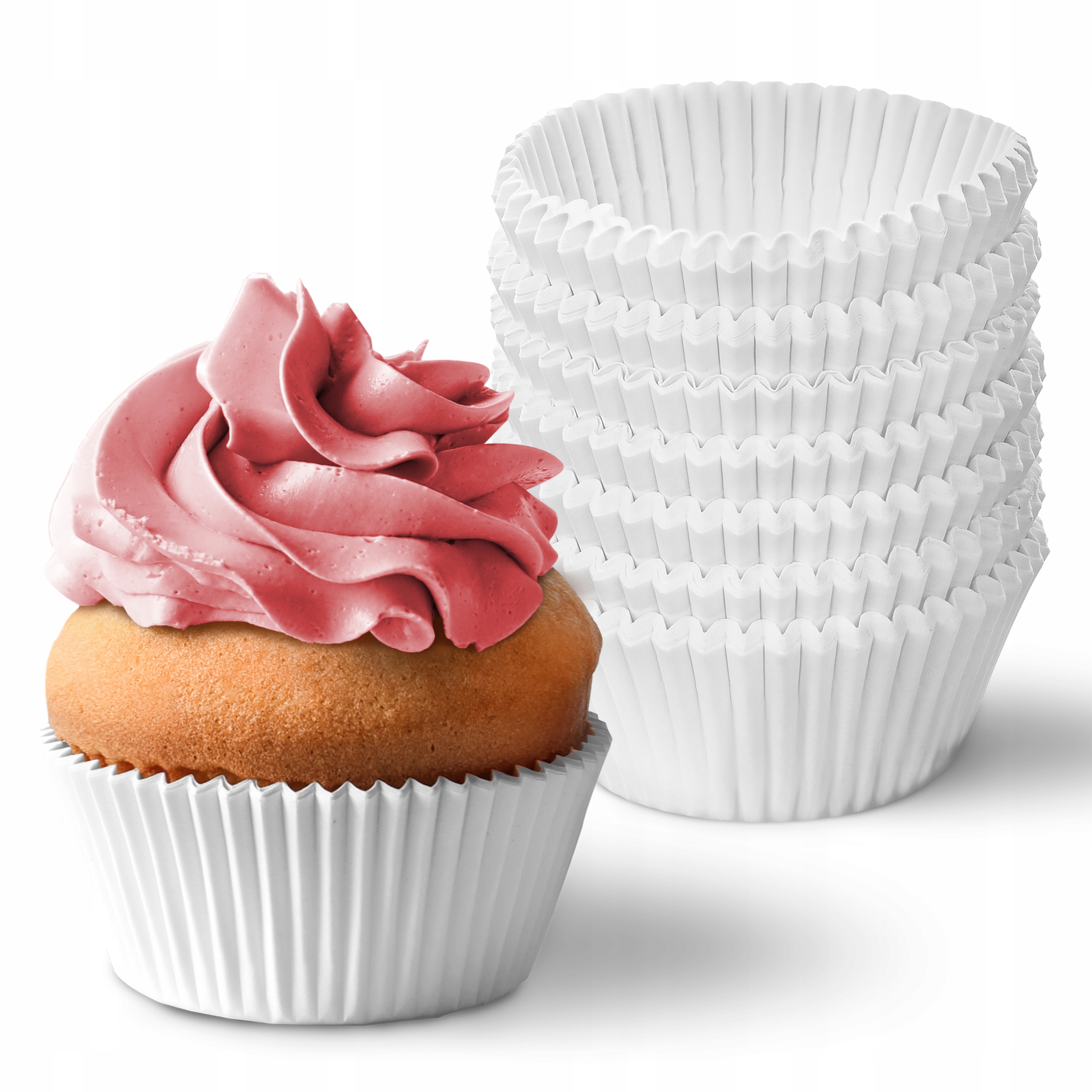 

Białe foremki papilotki muffinki do pieczenia x200